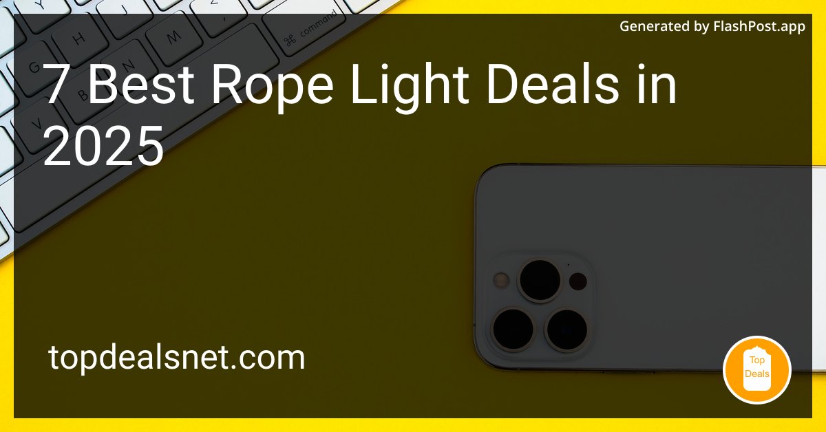 alieGotha's tweet image. What&apos;s brighter: these deals or my social media feed?

Source: topdealsnet.com/blog/best-rope…

#FestiveLights #SaveOnLighting #LightingSolutions #TrendingNow #deals #deal