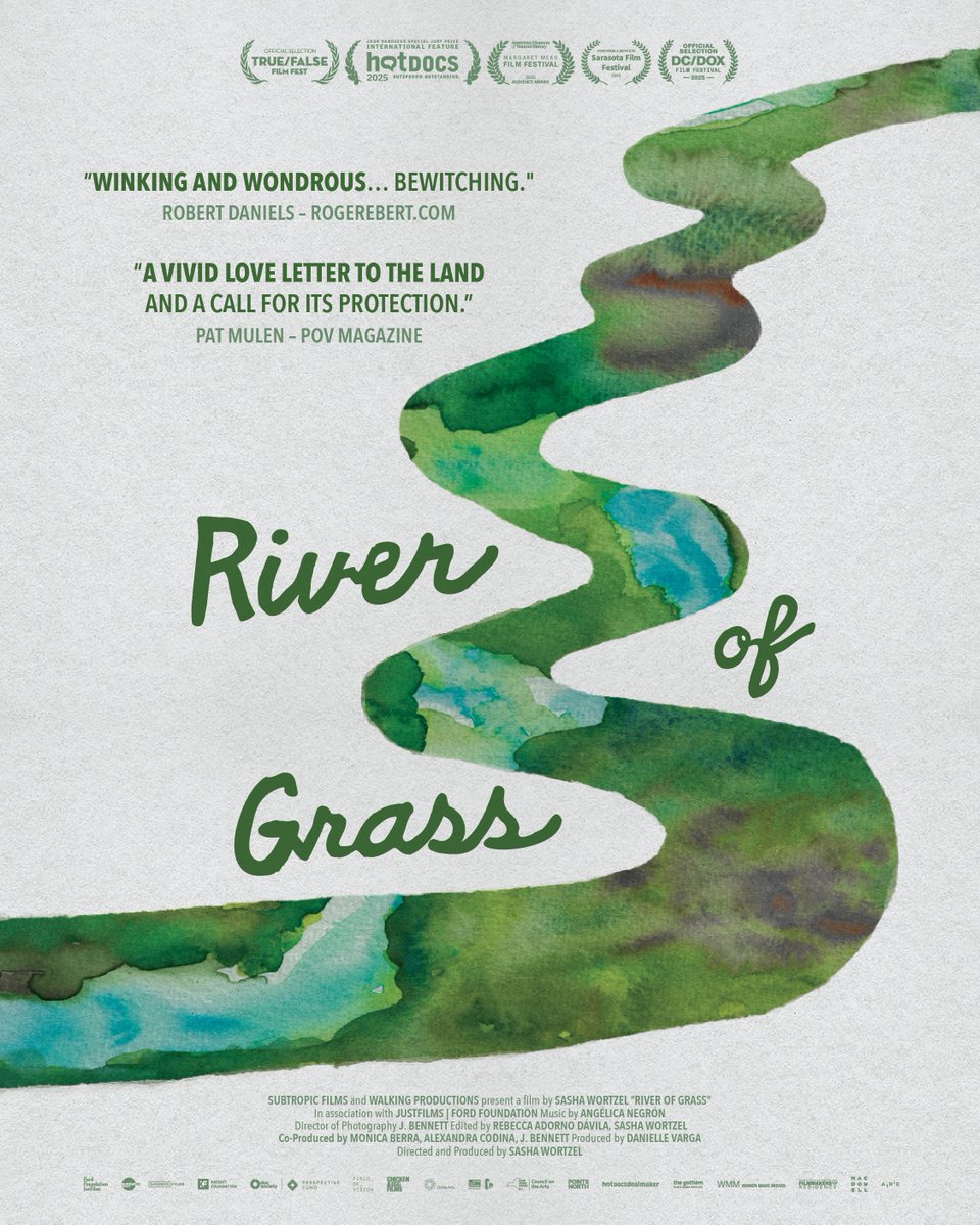 River of Grass, directed by Sanibel native Sasha Wortzel, is coming to BIG ARTS on Monday 11/17!  Don't miss this ode to the Florida Everglades told through the late environmentalist Marjory Stoneman Douglas and those who call the region home today. ow.ly/b0jM50XlZLB