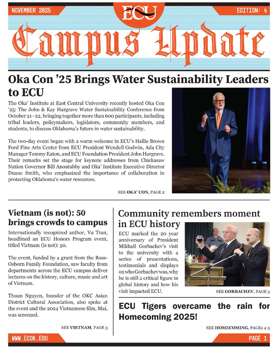 Check out the November 2025 Campus Update at the link below!

ow.ly/r7nh50Xnv7A
