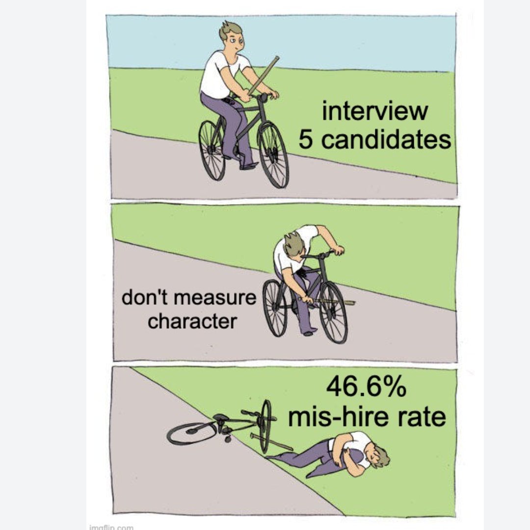 Sean_KANNY's tweet image. The Hiring Cycle You Need to Break

Stuck in a hiring loop? Break free with KANNY. Discover true character before you hire. #CharacterIntelligence #KANNYBanter #Integrity #Accountability #Humility #Hiring #Leadership