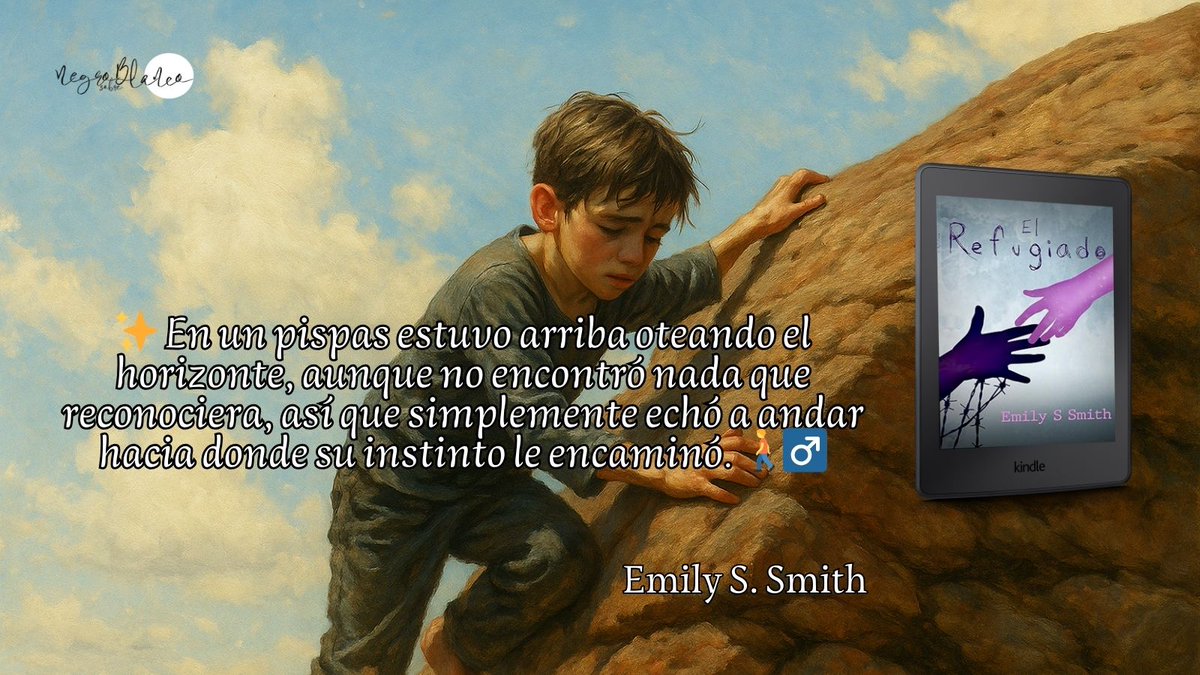 🌠 EL REFUGIADO · Emily S. Smith 🌊
Digital: relinks.me/B0FG1X15X3
Papel: relinks.me/B0FG35SH42
Mientras las estrellas iluminan el cielo, nadie ve que el mar escupe a un niño sin pasado ni futuro. En su mente retumban bombas, ciudades que caen, vidas arrancadas… Así comienza