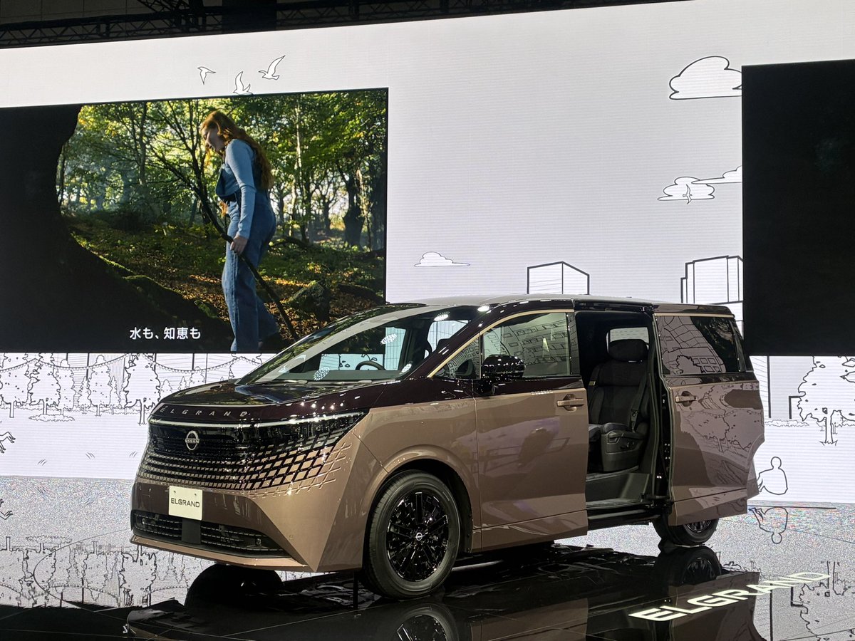_8_sk's tweet photo. 月曜日にはJapan Mobility Showで東京まで
新車でも欲しい車が見れたので行った甲斐がありました

本日は神戸まで
酷使されるアルファードはもう走行距離が3,000kmを超えました笑 https://t.co/ld8MmmRaqI