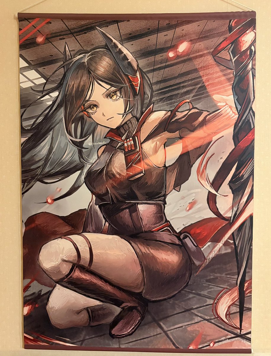 Hakaimoufu's tweet photo. そういえばグッズ届いてた！
タペストリーでっけー！！ https://t.co/07I8xj44nB