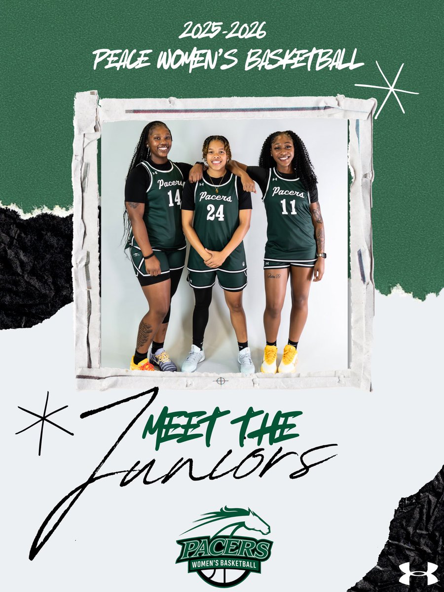 GoPacersWBB's tweet image. Meet your 2025-2026 Peace Pacers Junior Class! 

#EffortOverExcuses 💚🐎