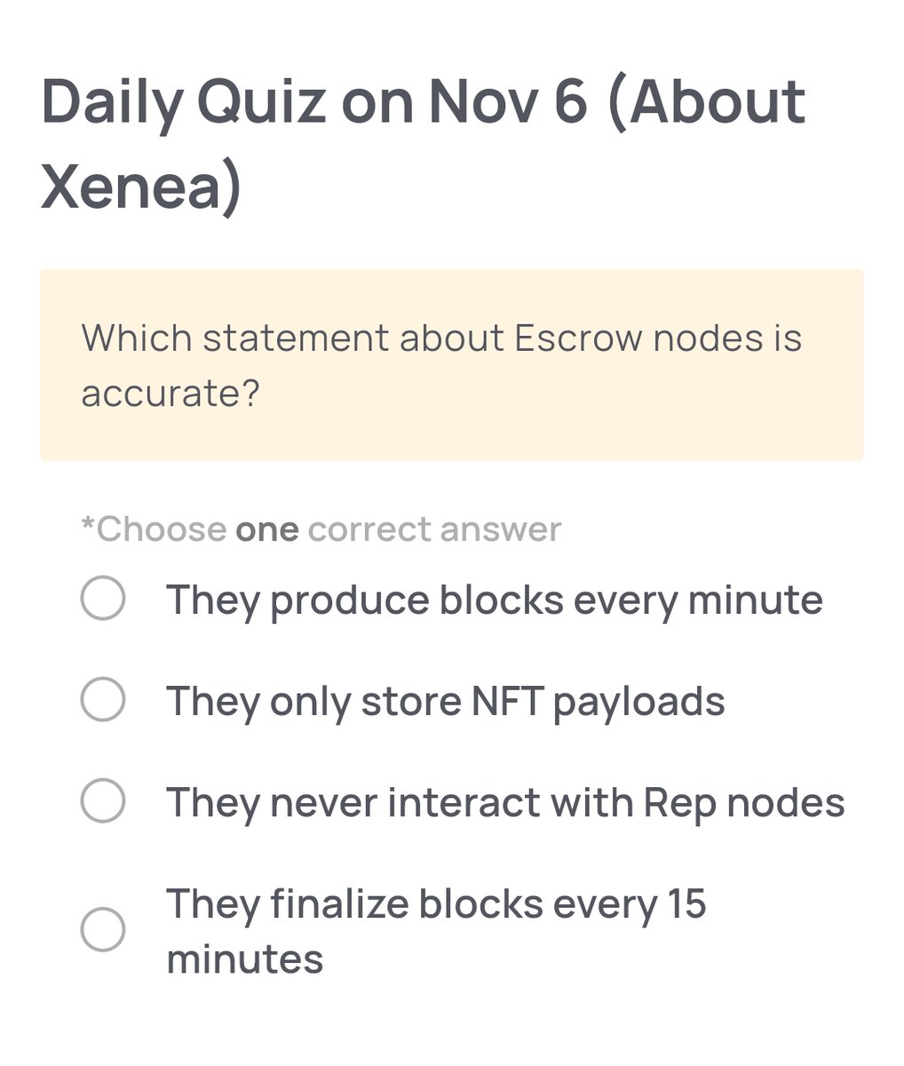 Xenea_io's tweet photo. 🔍 Need a Hint for Today’s Quiz?

These special nodes aren't just validators — they’re also the timekeepers of Xenea, creating a new block like clockwork every 60 seconds. https://t.co/AzRv5VHidh