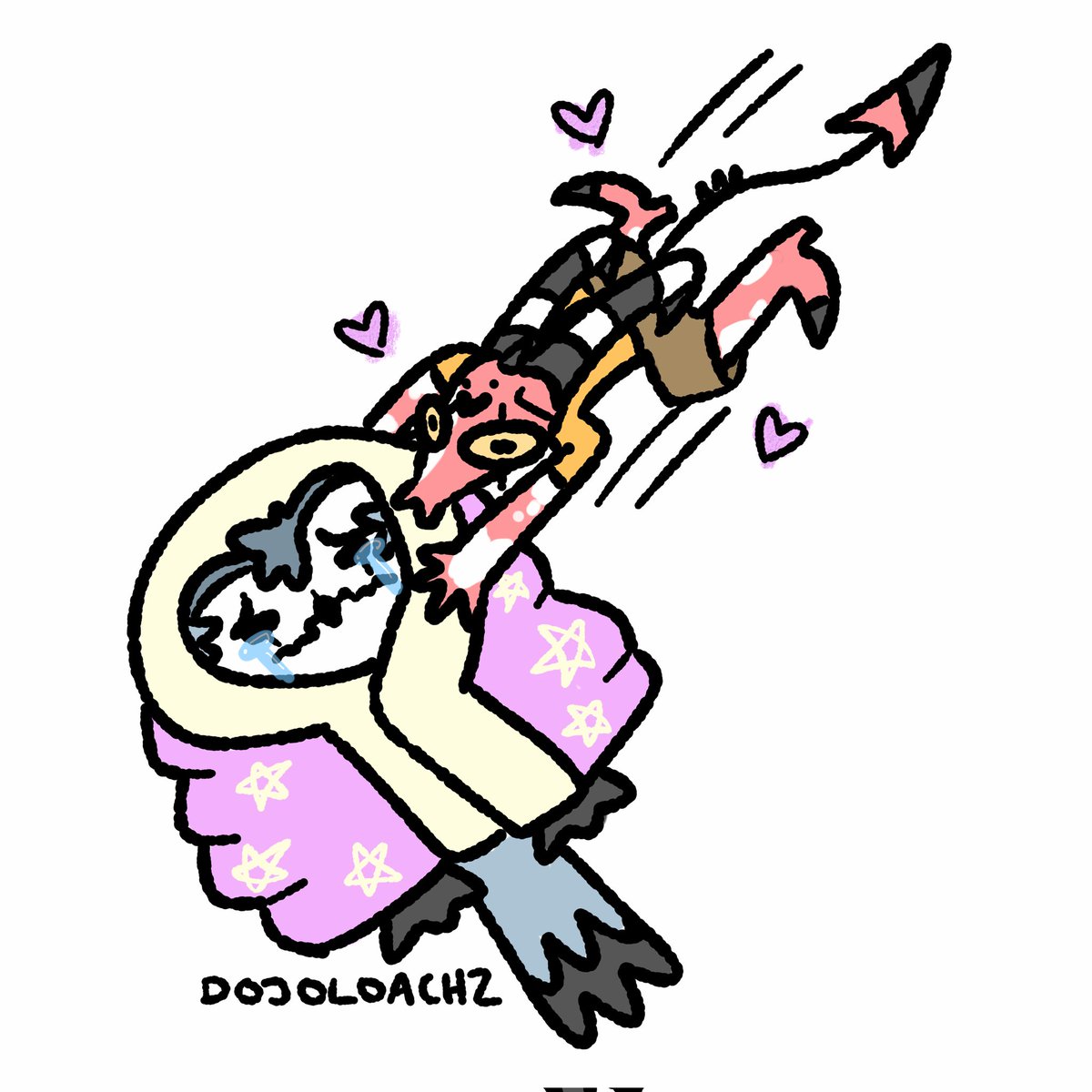 When Stolas is sad Blitz will be there to fix it