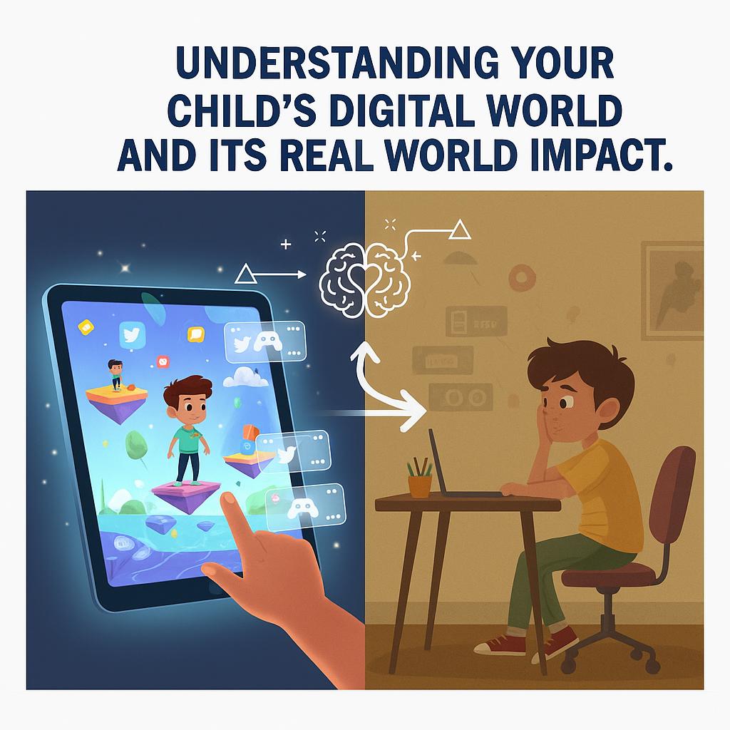 They say childhood is meant to be innocent —
but today, screens whisper louder than parents.
Algorithms decide moods, and “followers” define confidence.

Behind every smiling selfie… some children silently fight anxiety, isolation &amp; invisible comparisons. 💔

That’s why