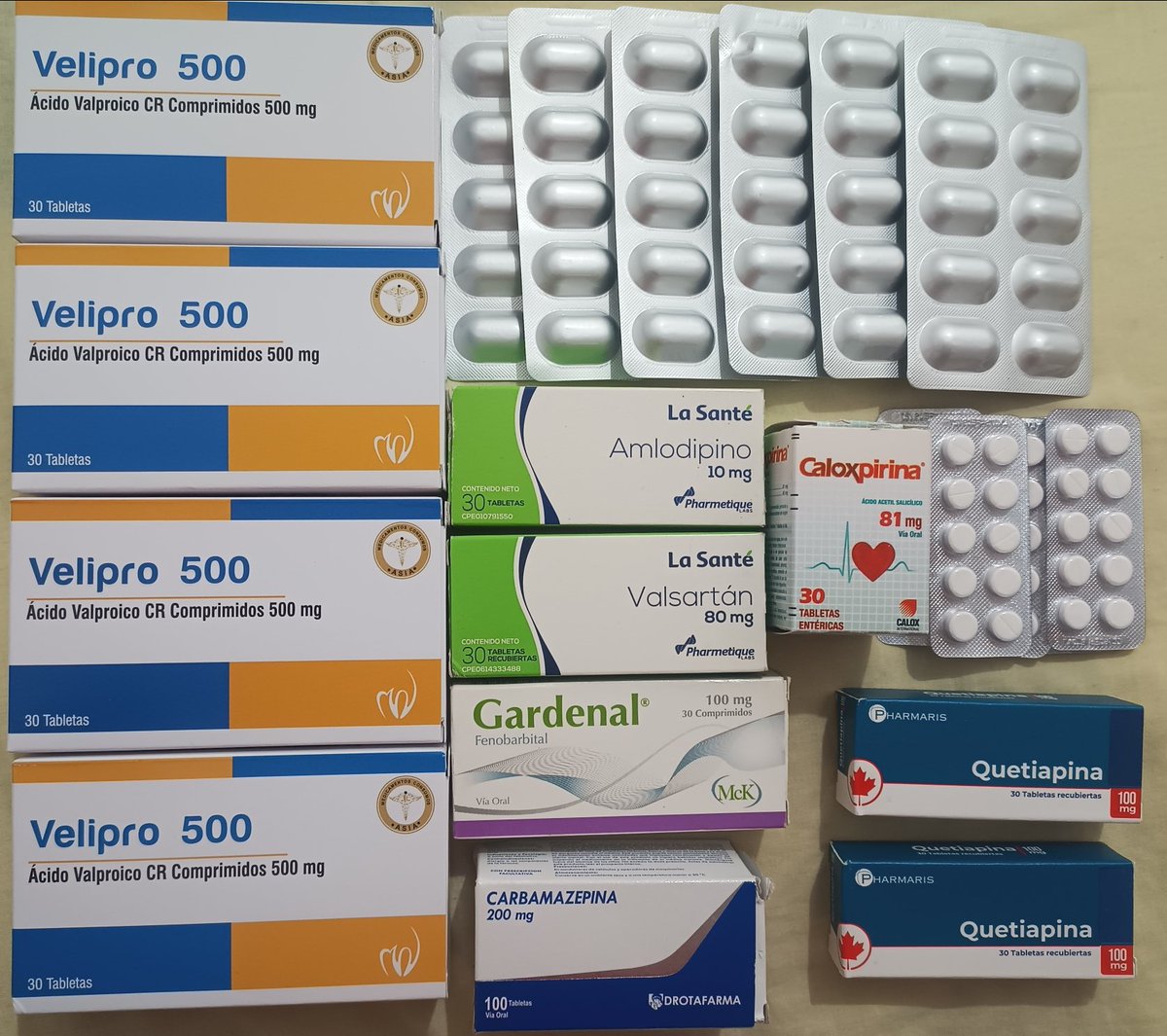 LuisReyes_30's tweet image. Buenas noches. Tengo disponibles estas medicinas en donación:

-Ácido valproico (500mg)
-Amlodipina (10mg)
-Valsartan (80mg)
-Aspirina (81mg)
-Quetiapina (100mg)
-Levetiracetam (500mg)
-Carbamazepina (200mg).
-Fenobarbital (100mg)
Soy de Caracas.
Favor difundir 🙏 
#Ayuda
#Apoyo
