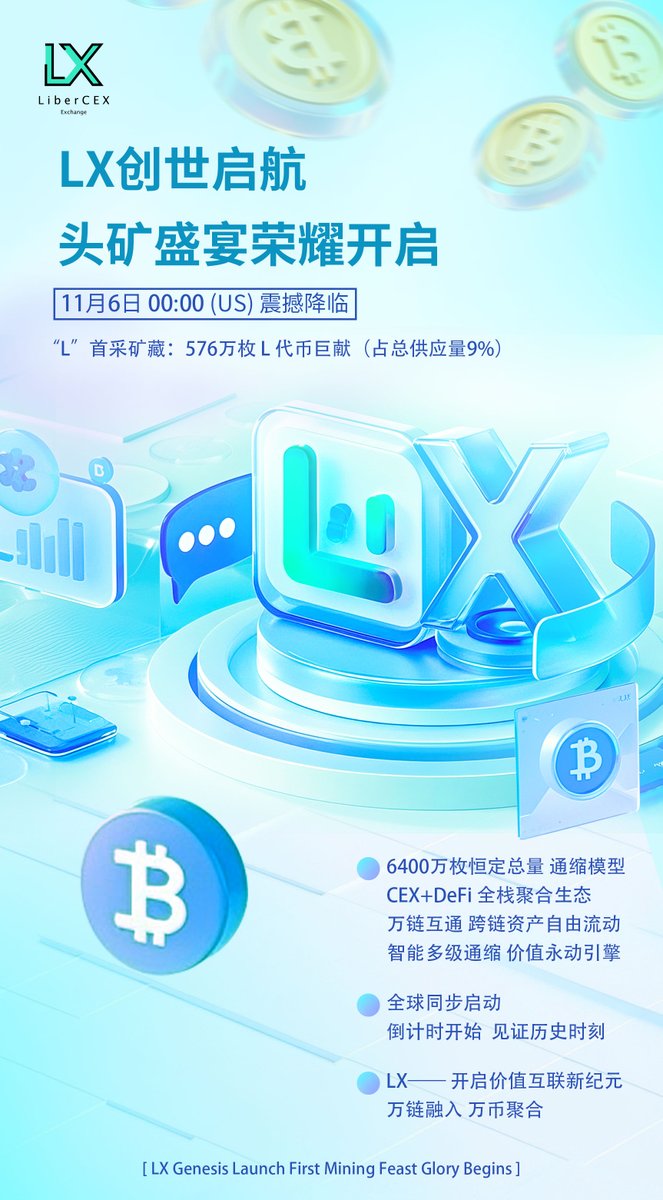 今天，让我们见证LX时代的真实价值，头矿将于12：00正式开启啦！