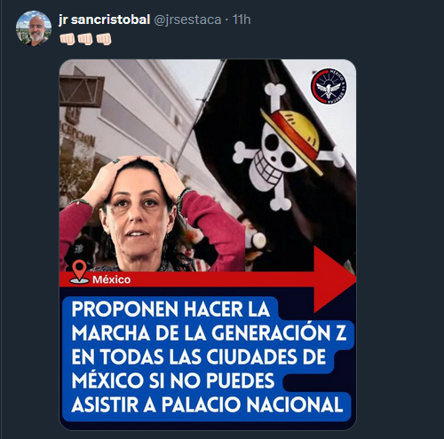 agrio_don's tweet photo. @jrsestaca ¡¡Vaya, vaya. . . Nuevamente el pequeño desarbolado, tragándose todo lo que encuentra a su paso!!

NO pequeño salta-charcos. . . Ese meme es falso.
Es una publicación del grupo de extrema derecha MÉXICO A LA DERECHA. . . La Generación Z se deslinda de ellos.

Comportate chapatín. https://t.co/0PQZzN5Y4K