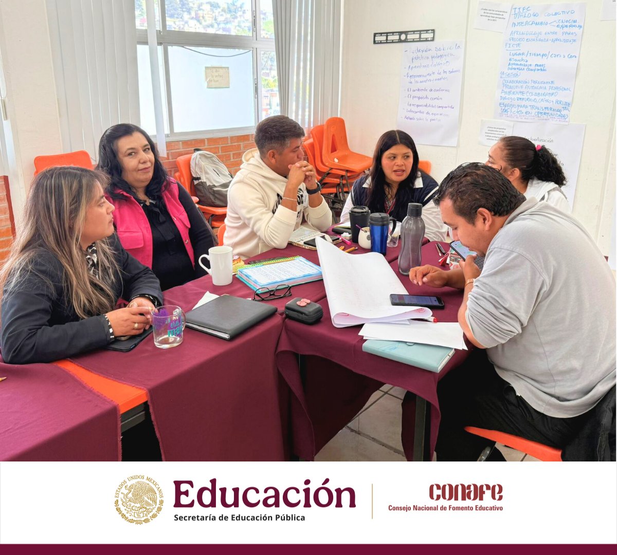 conafe_edomx's tweet photo. 📚 El Taller “Transformación Docente en Comunidad de Aprendizaje” se realizó el 4 y 5 de noviembre con la participación del Equipo Técnico Estatal y Educadores Comunitarios, en colaboración con la Secretaría de Educación, Ciencia, Tecnología e Innovación del Edoméx #ConafeEdoméx https://t.co/A7G74QH2IM