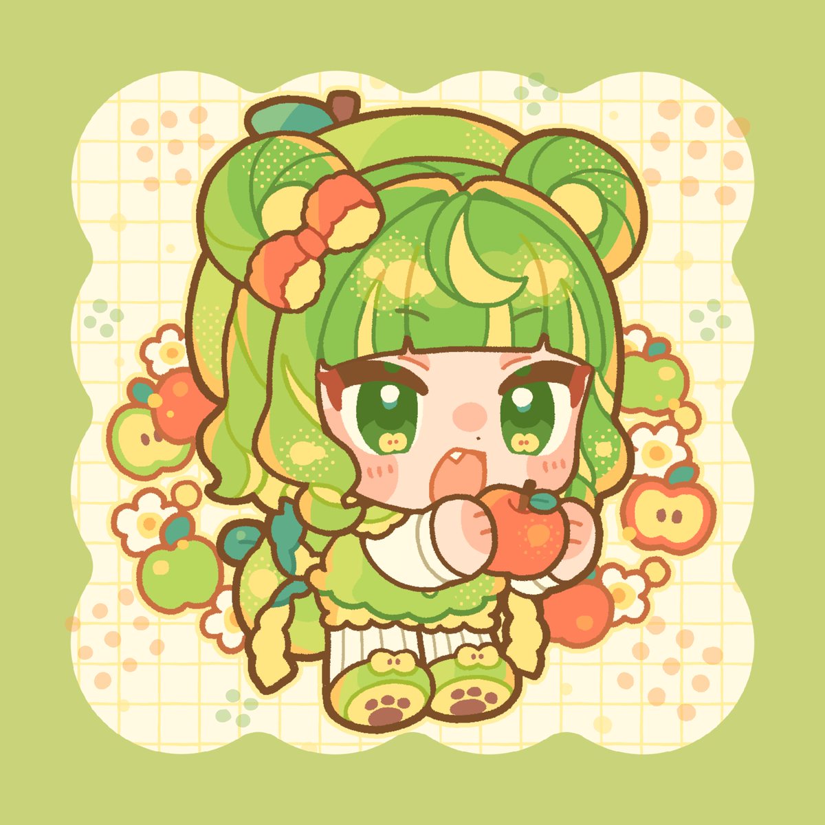 kibami0609's tweet photo. 昨日りんごの日だったのぉ⁉️🍎🍏
ぴったりな絵あったのに〜❗️ https://t.co/Bw0XXj4fD9