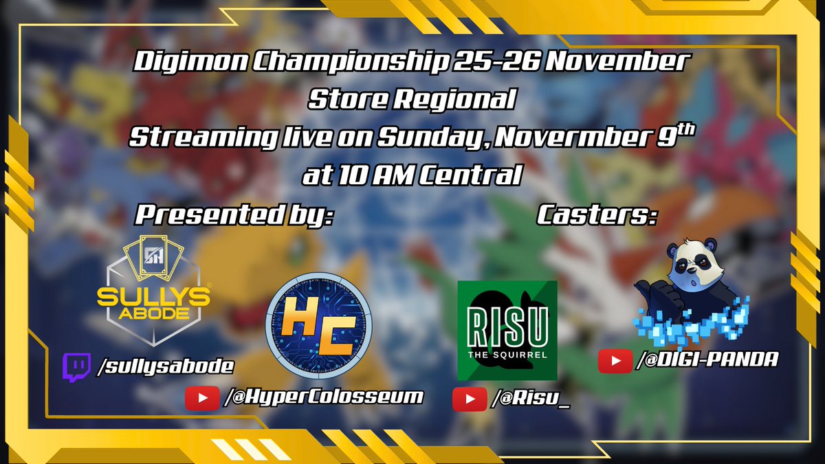 We'll be live Sunday with our local shop's store regional! Don't miss it!