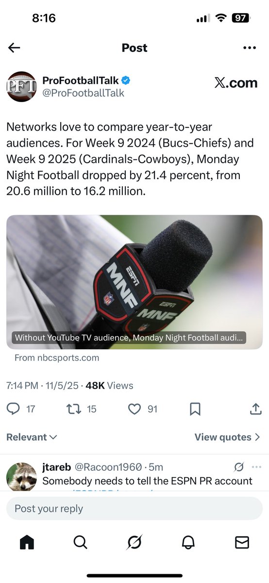 TheBenchCaptain's tweet photo. @ESPNPR @espn @ESPNNFL @AZCardinals @dallascowboys https://t.co/wPo2QIijZb