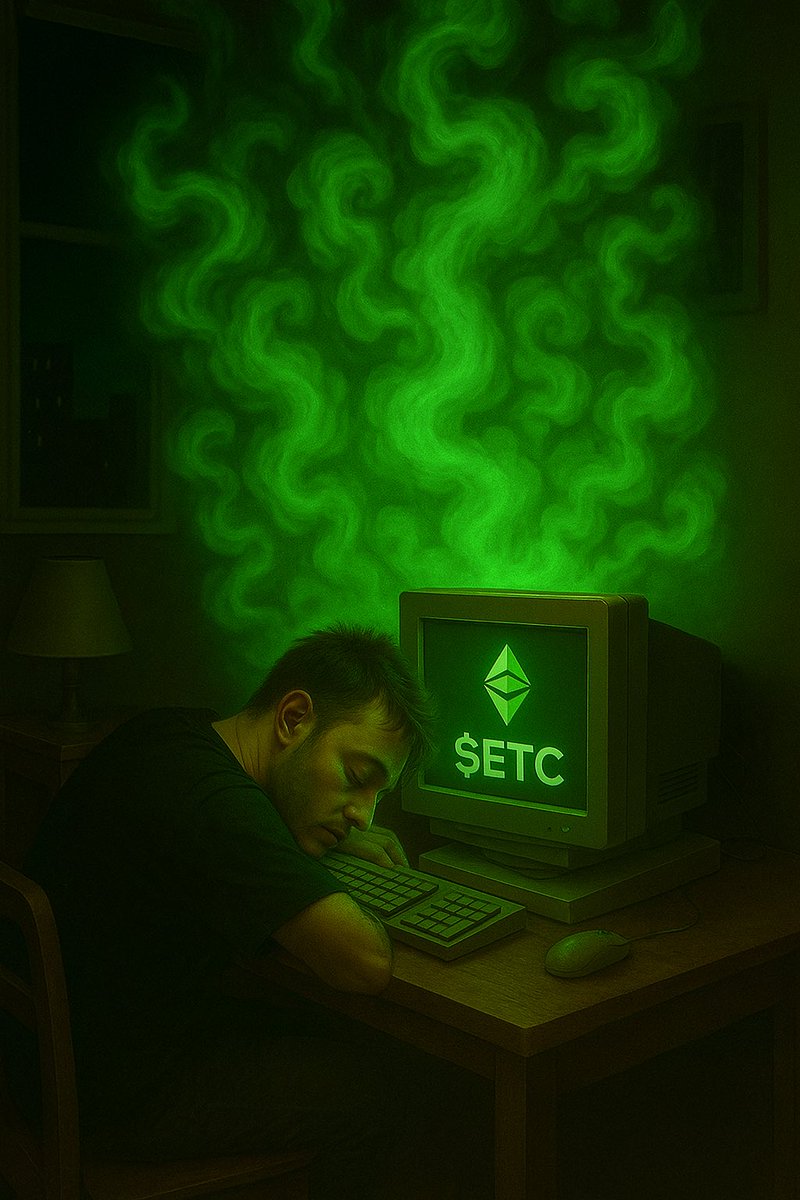 <a href="/ETCGrantsDao/">ETCGrantsDao</a> ecosystem is really cooking. 

Every new blockchain adds complexity, hype, and control.
$ETC removed everything except what matters:

→ Proof of Work
→ Smart Contracts
→ Fixed Supply

That’s it.
Minimal. Sufficient. Eternal.

Bullish because it’s complete, and