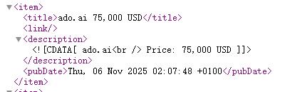 A6dyDomainer's tweet image. Wow, is nobody talking about this?
ado.ai just sold for $75,000 USD on Sedo!
Could the buyer be Adobe? 🤔

#Domains #dotai