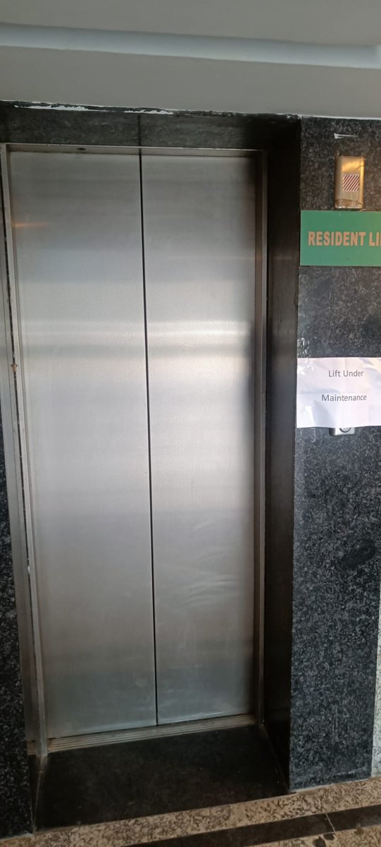 Nirala_GreenS's tweet photo. @OtisElevatorCo Since 7 years we’ve been struggling with your damaged lifts in G8 Tower, Nirala Greenshire (Greater Noida West). One lift has been down for 10 days — 125 families are suffering! Every few weeks it breaks again. How long will this go on? Please fix it permanently! https://t.co/SMtUrDUlFX