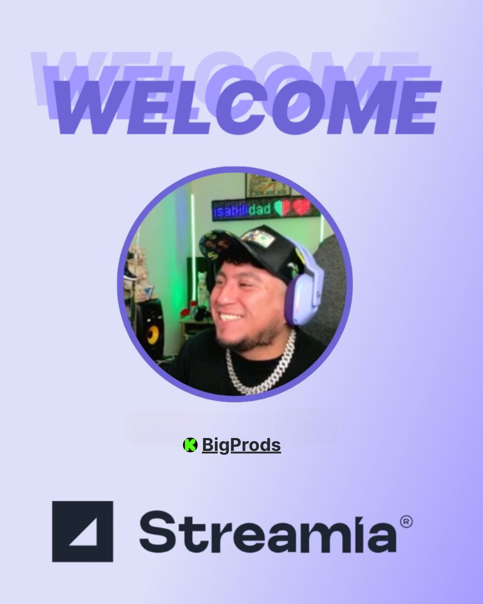 streamia_io's tweet photo. We’re excited to see @bigprods_ , one of our Streamia creators, going LIVE on Kick! 🚀
Tap in and show your support 💜

#Streamia #Streamiacreators #Offerwall #slotgames #streamercommunity #streamingtips https://t.co/J8sFYZRHuR