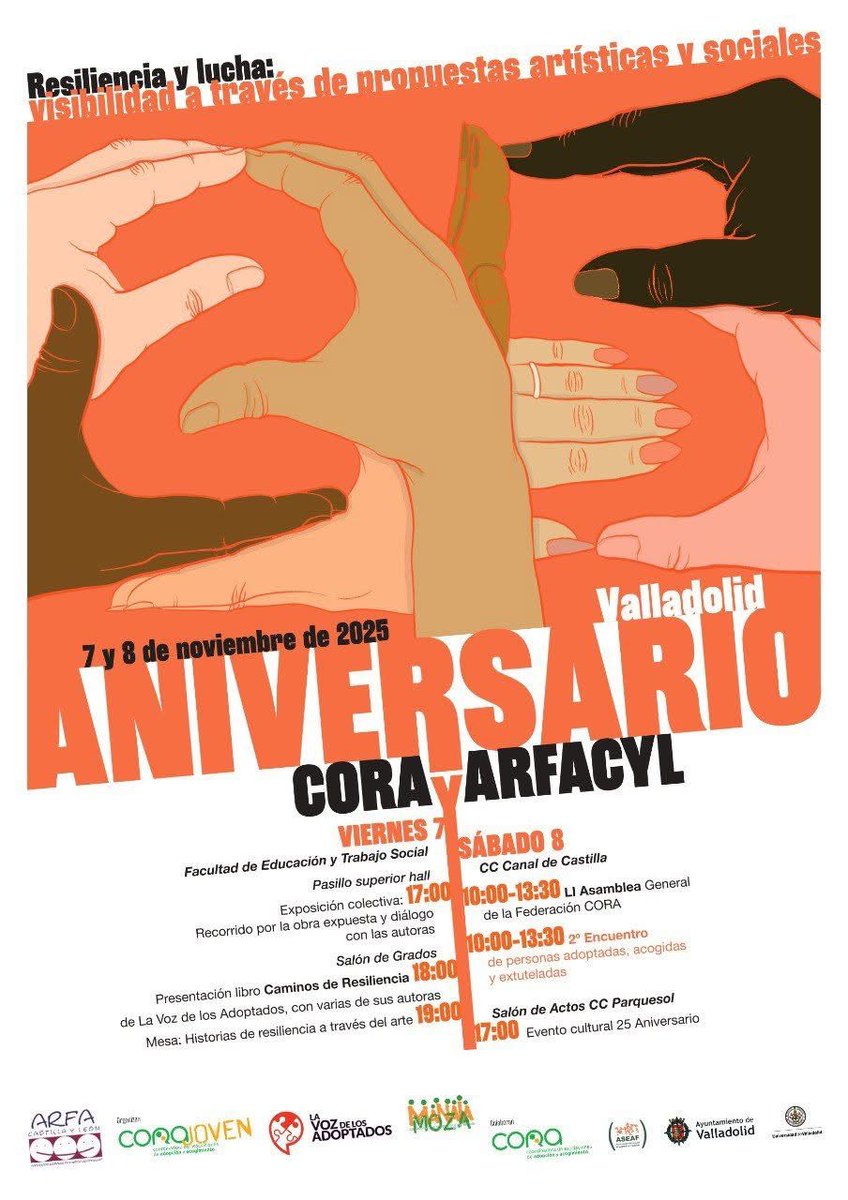 Este año celebramos en Valladolid nuestro aniversario. 

El 7 y 8 de noviembre nos vemos allí!