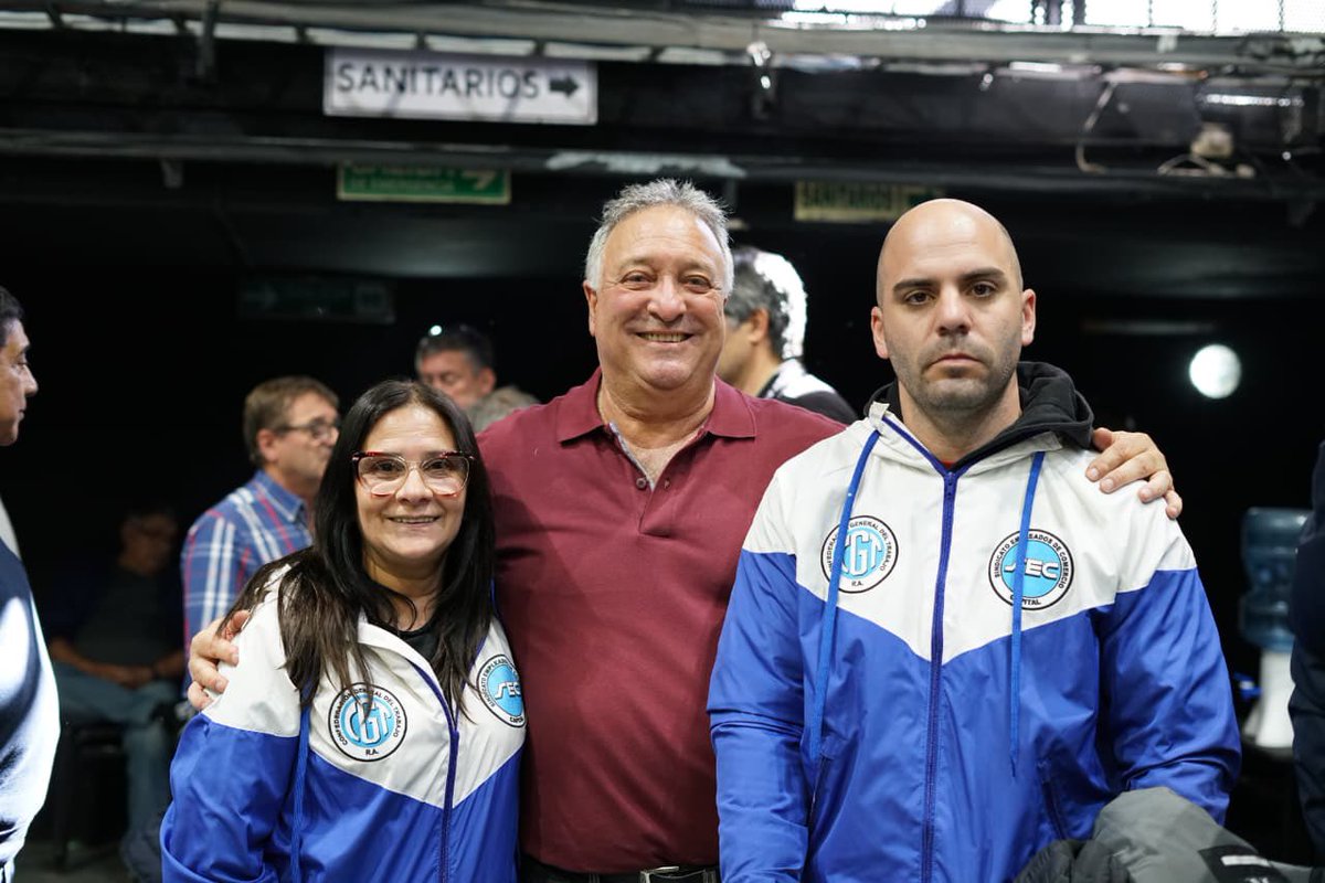 Hoy participé del Congreso Nacional Ordinario de #CGT donde se eligieron las nuevas autoridades. Quiero saludar a los compañeros Cristian Jerónimo, Octavio Argüello y Jorge Sola. También celebramos la designación del compañero Daniel Lovera  y Romina Santana en representación de
