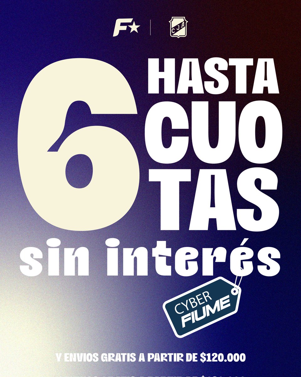 😇 SANTOS DESCUENTOS 🔥

Llegó el CYBER FIUME y el Santo lo sabe! 😎

⚡ Hasta 70% OFF en toda la Colección de Juventud Antoniana 

💣 La pasión antoniana no tiene precio… pero nosotros los rompemos igual!!!

💥 Descubrilo en fiume.com.ar