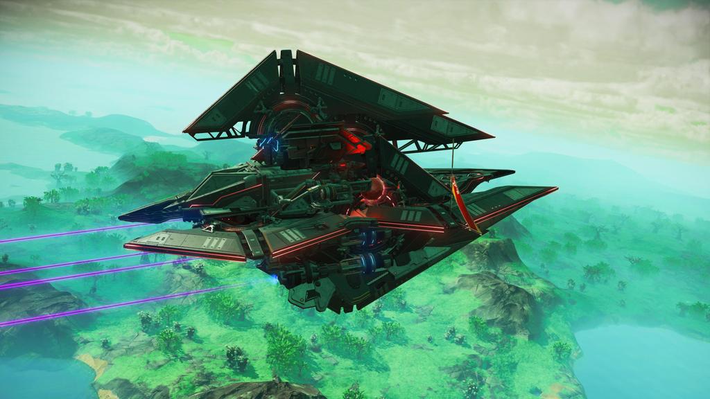 OOPS_500KG_HERE's tweet photo. Since everyone is showing off their ships. I would like to show my recent addition after the Breach Expedition.
The Pillar of Beauty.
#NoMansSky #BreachExpedition https://t.co/ylETQmUh8g