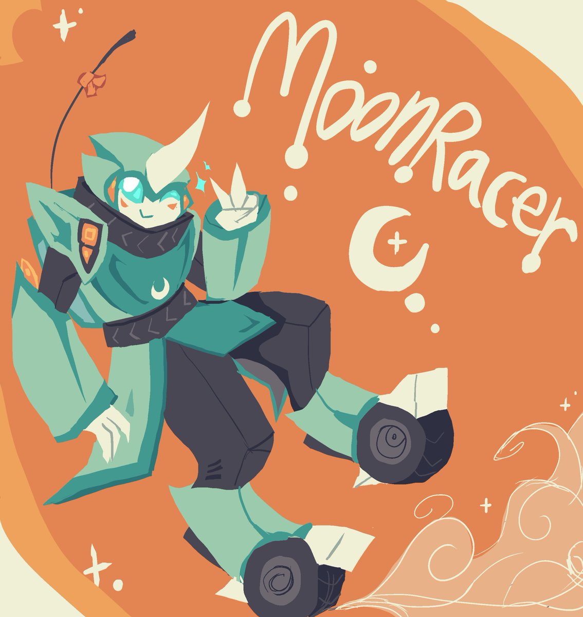 krayzay_wire's tweet image. Oldish moonracer art,  wanna retouch her design again