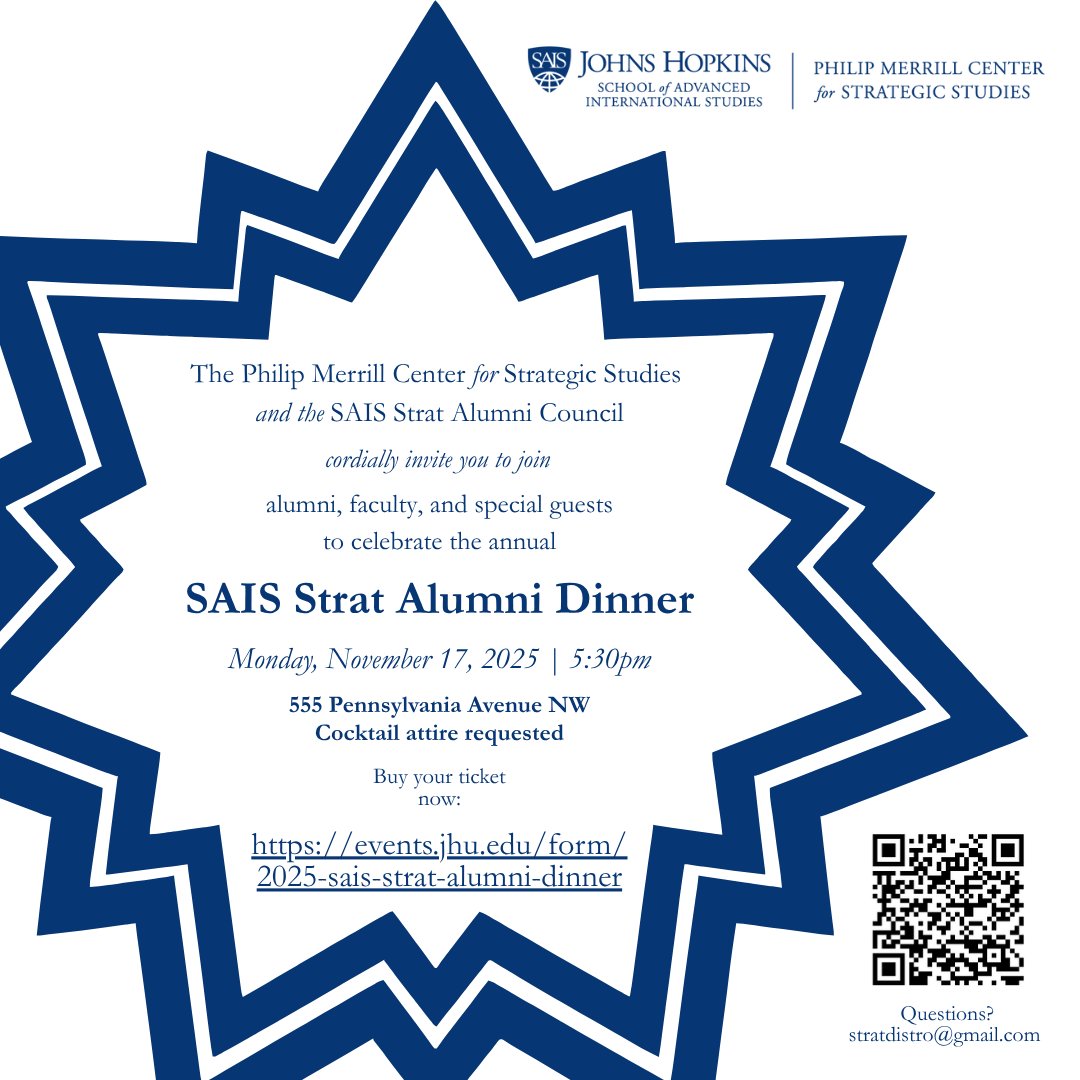 SAIS Philip Merrill Center for Strategic Studies tweet media