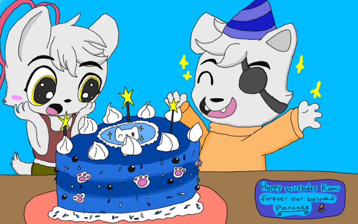 just noticed the day has arrived in portugal

happy heavenly birthday, <a href="/KomiNekoKun/">KomiNeko</a> ✨️💙