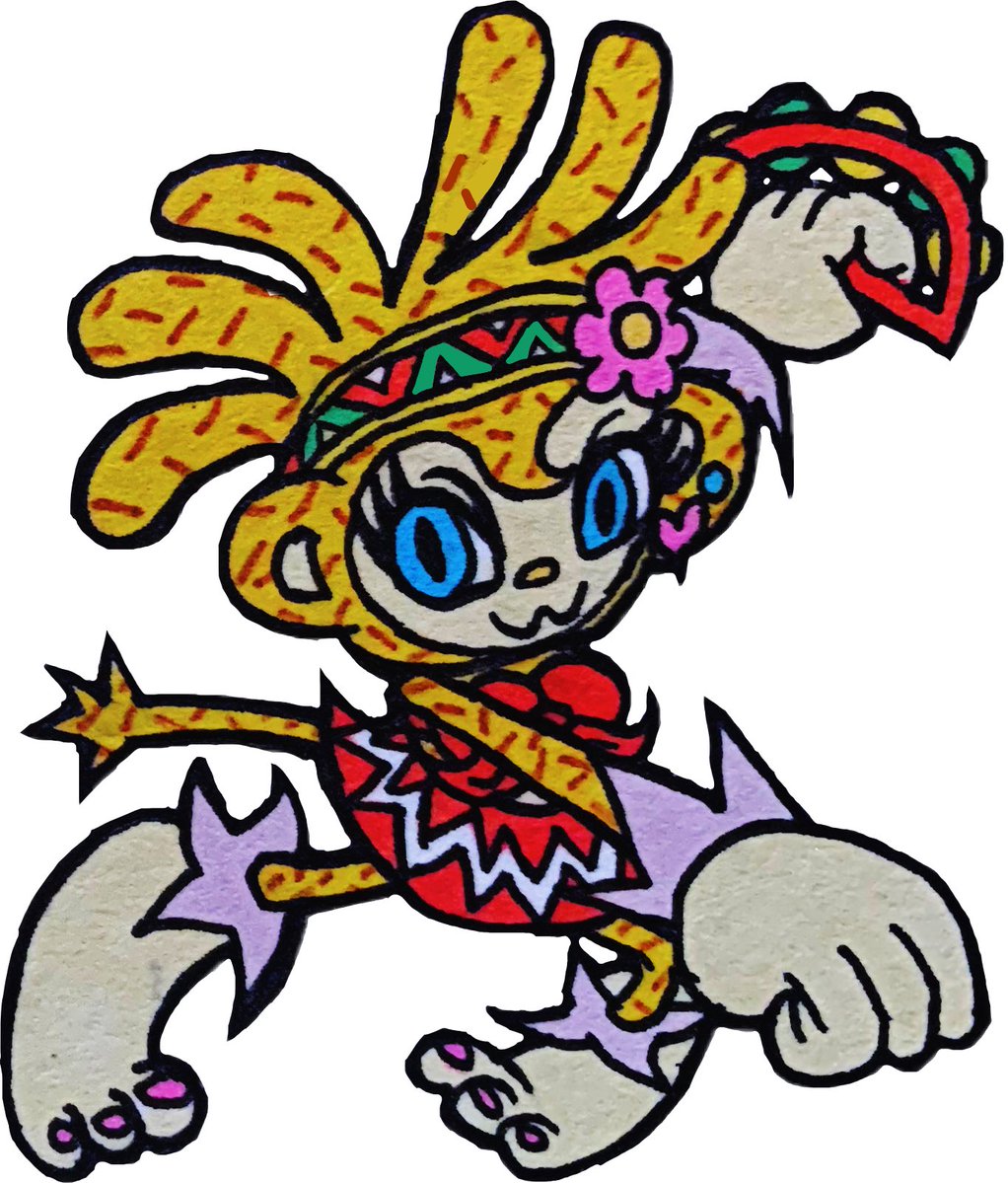 duda_wilson's tweet image. @sambadeamigoPro @strawbelemonade @SEGA Let’s Shake this Party! 🎊 #SambaDeAmigo #Amigo #Linda #Amiga #StockArt #SonicHeroes #Pose