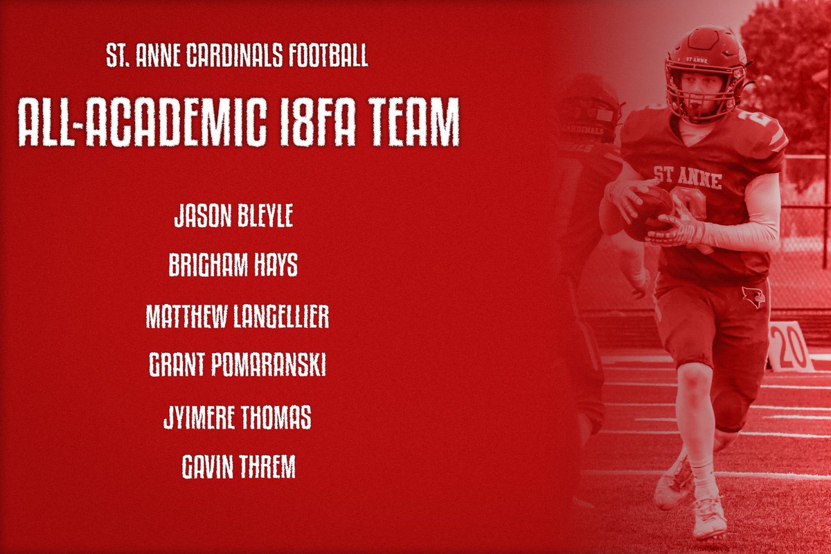 St. Anne Cardinals Football tweet media