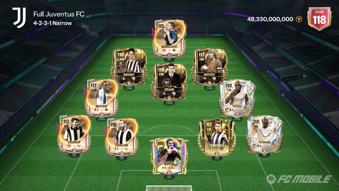 Un nuevo integrante al full Juventus
Solo puedo decir que si lo llego a mejorar al dorado alcanza los 210 de fuerza 💀

<a href="/legas1710/">L E G A S</a>
<a href="/tutiofifa/">Tío Fifah 🇨🇴 🇵🇸 حرة</a>
<a href="/MiguelR_55/">MIGUEEZ</a>
<a href="/4ngelRo/">4nroo</a>
<a href="/FC_14_STAR/">FC-STAR</a>
<a href="/Sheikty/">Sheikty 🍀</a>
<a href="/HDWolvie/">WolvieHD</a> 
<a href="/fifagreiff/">FIFAGREIFF🇨🇴</a>