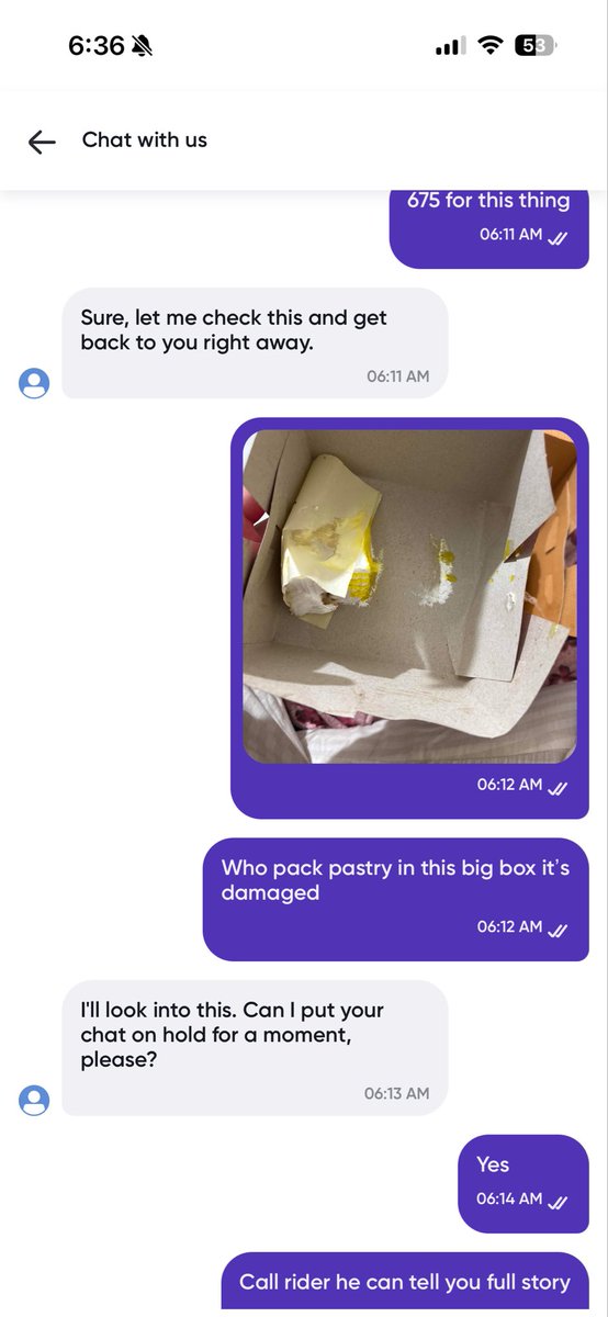 KhanZaidal's tweet photo. @Swiggy Very generous question why u r in food business if uh nt  capable to solve restaurant problem  nor cstmr delivery problem but uh wnt money from both Very soon ur business will wrap up just coz of your CS. Today wrong product delivered post 70 mins now thy ent me to email https://t.co/Y7jA0aezec
