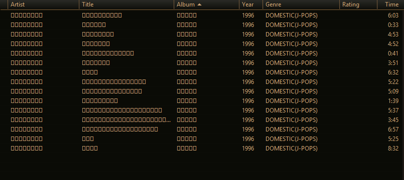 初めて日本のCDを買ったとき、パソコンは日本語の文が見せられなかったw