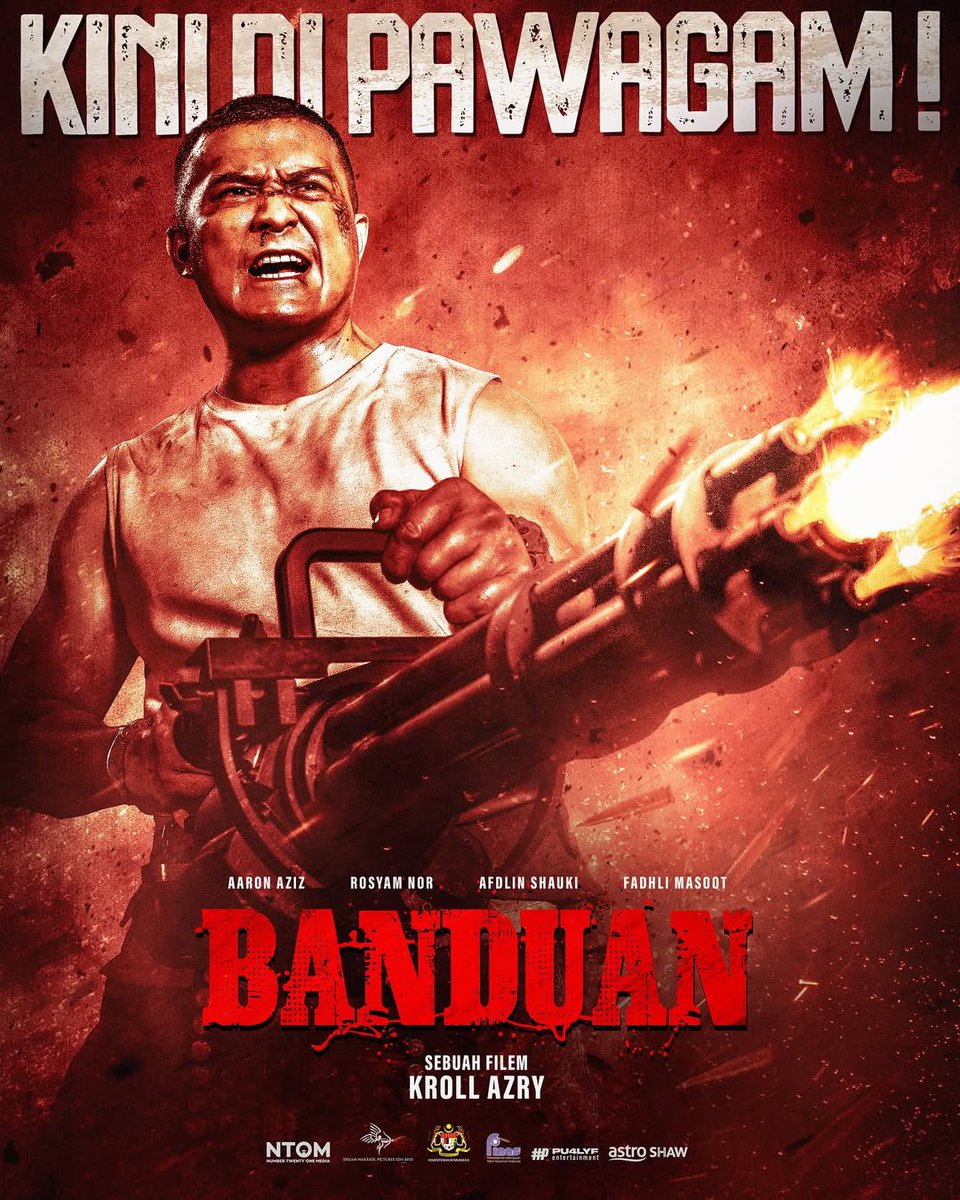 GSCinemas's tweet photo. JOM JUMPA DALI DI PAWAGAM GSC SEKARANG! 🔥
🚨 Banduan kini dibebaskan di pawagam! Jangan tunggu lagi! Cepat dapatkan tiket sekarang! 🎬
#Banduan #AaronAziz #AstroShaw #SapotLokal https://t.co/120za9ZDRk