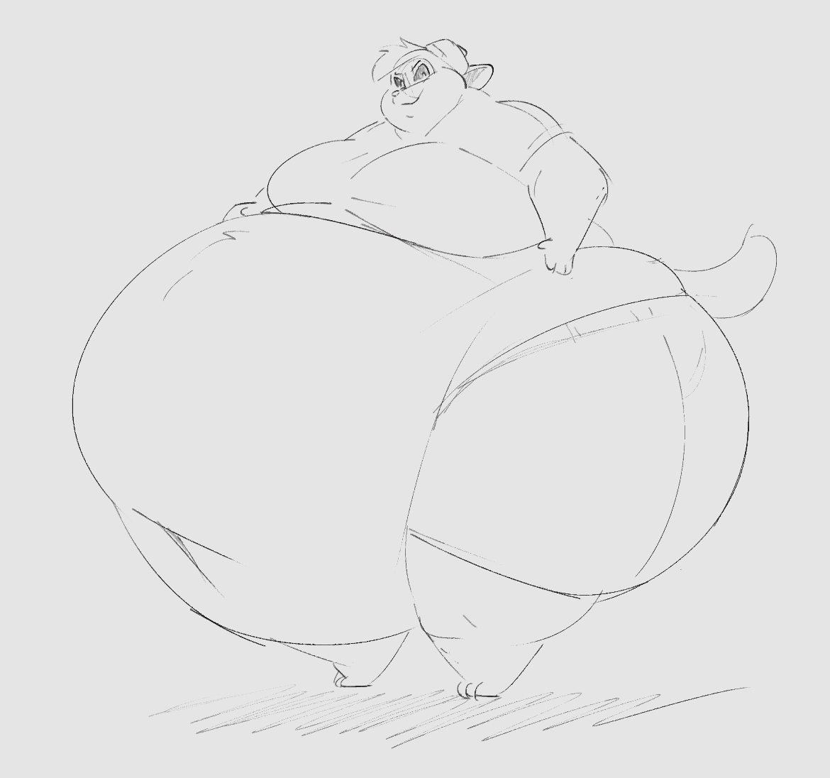 just a large cat, nothing to see here