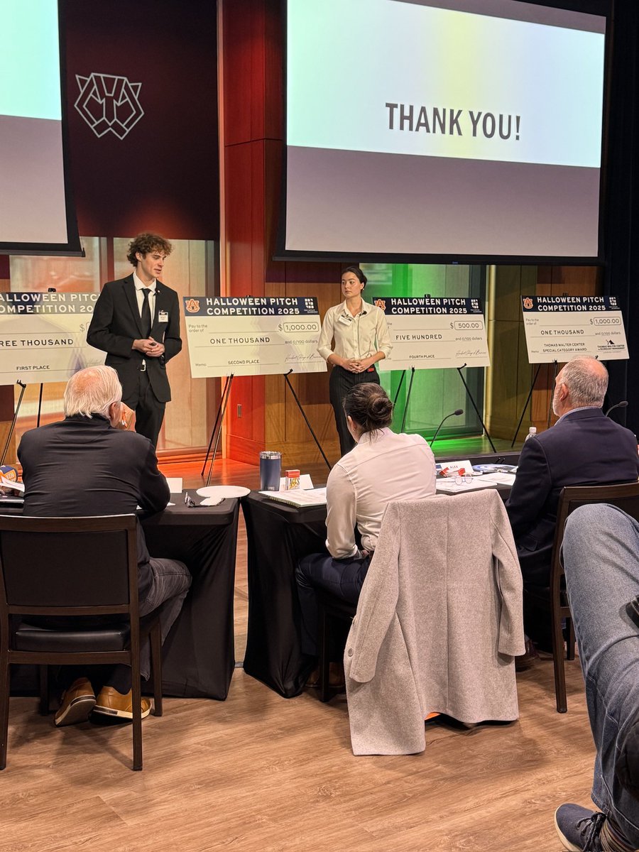 I had the incredible privilege of mentoring two startups for Auburn University Pitch competition. 

Let me tell you something: Seeing these entrepreneurs and founders take that step onto the stage never gets old for me.  

Your vision matters, and the world is waiting for it!