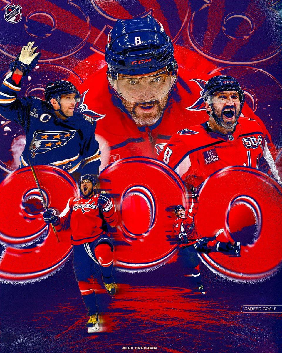 PuckReportNHL's tweet photo. 900 GOALS IN THE NHL.

ONLY THE GREAT 8. #ALLCAPS https://t.co/Yoliv0xcvk