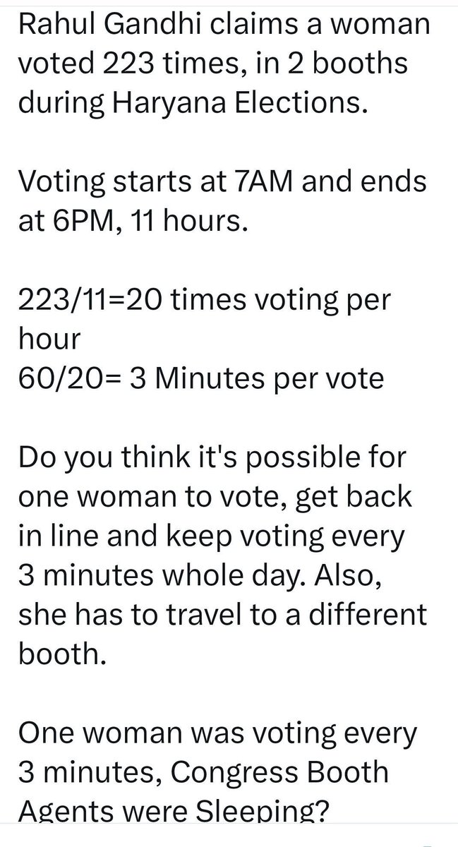 iyer_prasanna's tweet image. Is it possible #VoteChori claim by #pappu