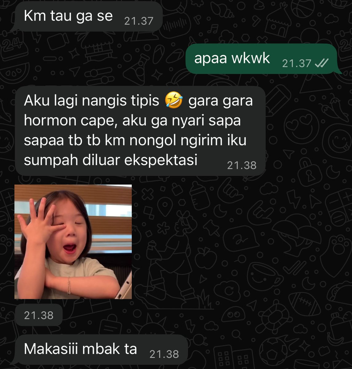 firalhrft's tweet photo. kadang hal iseng aja, bisa bermanfaat bikin orang seneng. alhamdulillah💞 https://t.co/p4PFVLuuaO
