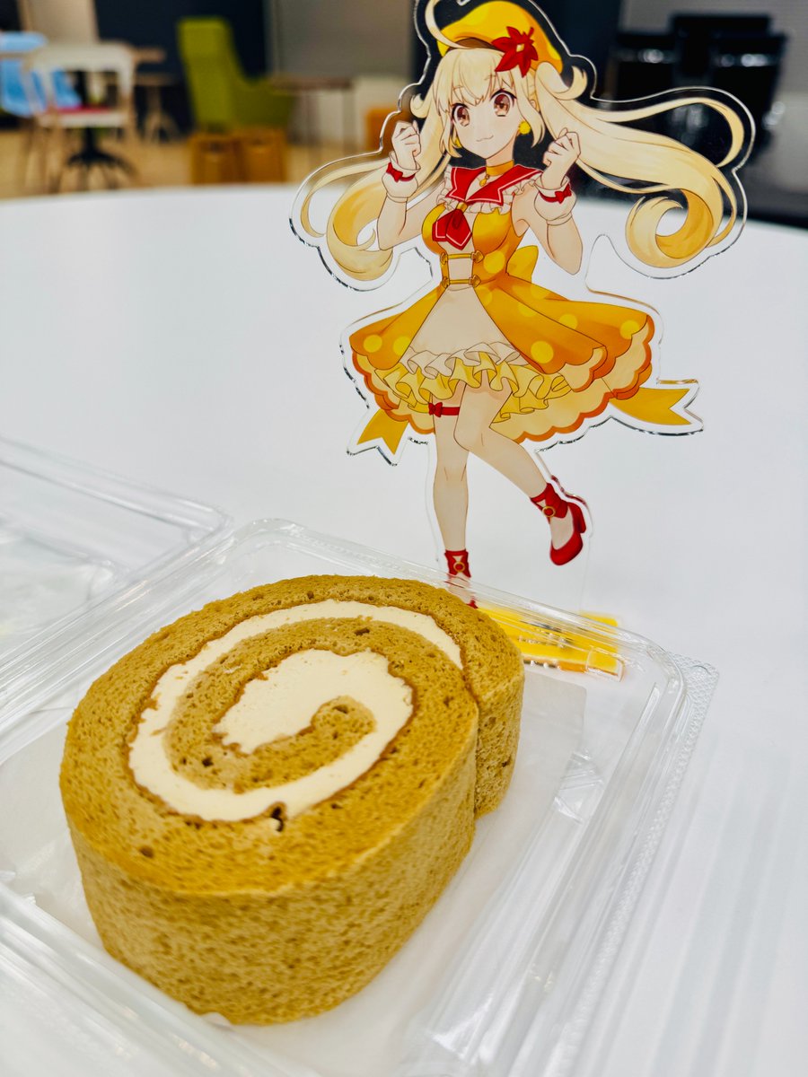おはようっぷる～🎂

今日は #いいロールケーキの日 ってことでココナッツ風味のシュガーロールケーキ食べるぷる🎂
みんなはチョコ、抹茶、いちご・・・どの味のロールケーキが好きっぷる？😍

#おはようVtuber