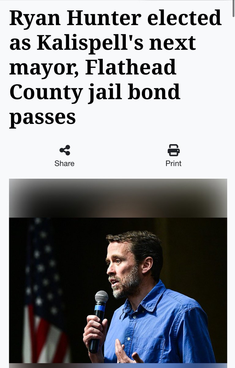 Bad night to be near <a href="/RyanZinke/">Ryan Zinke</a> !! He and Billings disc jockey <a href="/aaronflint/">Aaron Flint</a> went all in - MAGA hugged their fav Kalispell mayor candidate. MAGA dropped a boatload of insane mailers and texts on Hunter’s head. Then Zinke took a huge loss!  Ryan Hunter is new mayor of Kalispell!!