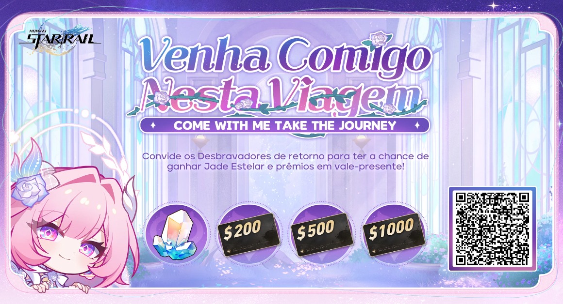 Hangst_kitty's tweet photo. Convide outros Desbravadores de retorno a vincular seu código de convite e fazer login no jogo para ganhar Jade Estelar, cartões-presente e outras recompensas surpresa. https://t.co/KsLaRTWWl5