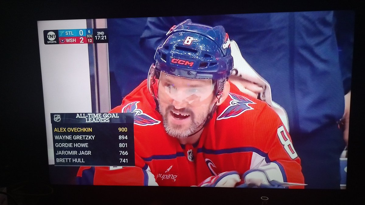 16Hockeynerdfan's tweet photo. Alexander Ovechkin has done it scored career goal number 900. Congratulations Ovi. #AllCaps #GoCaps #GoCapsGo #Ovi #Ovi900 #Ovechkin https://t.co/GhIQp7tYId