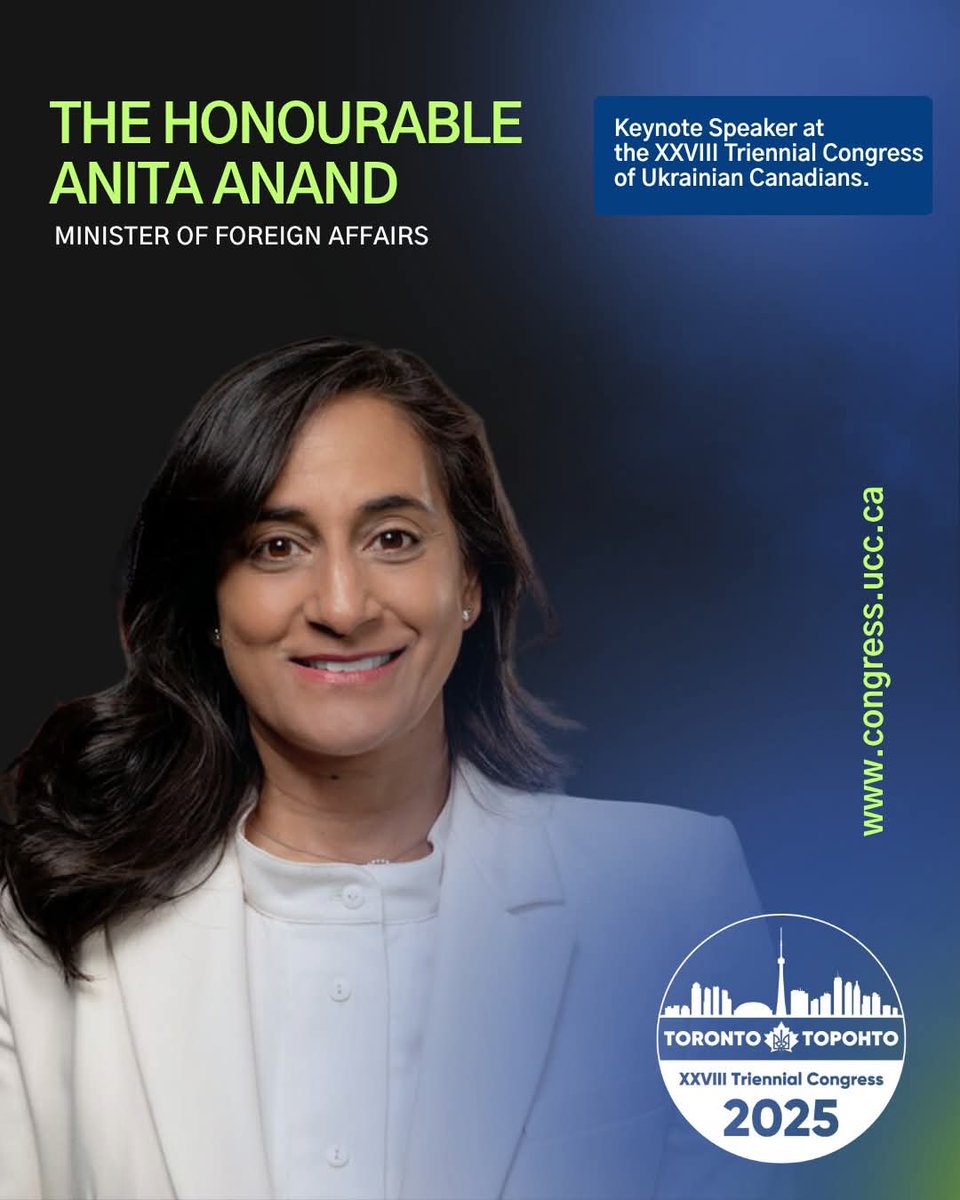 Minister of Foreign Affairs <a href="/AnitaAnandMP/">Anita Anand</a> knows the UCC are the ones who got a nazi veteran invited to the Parliament for standing ovations.

Yet ...