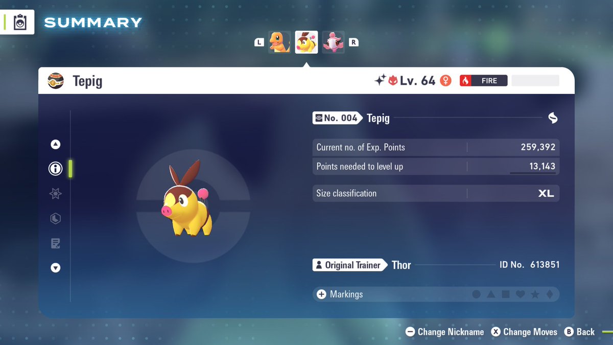 Scarhin0's tweet photo. Me, taking a random stroll through zone 20, not expecting anything and that little thing popped. 🤩 Psyched about it!! 
#NintendoSwitch2 #PokemonLegendsZA https://t.co/XHfuwaUZUC