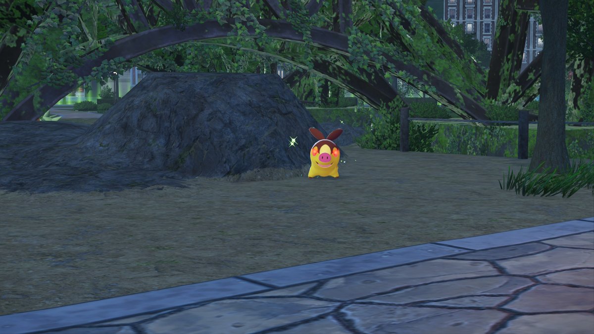 Scarhin0's tweet photo. Me, taking a random stroll through zone 20, not expecting anything and that little thing popped. 🤩 Psyched about it!! 
#NintendoSwitch2 #PokemonLegendsZA https://t.co/XHfuwaUZUC