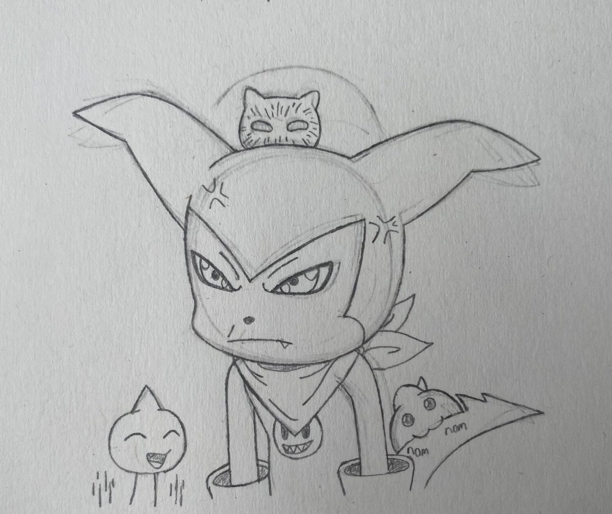 Doodles some Digimon that I love