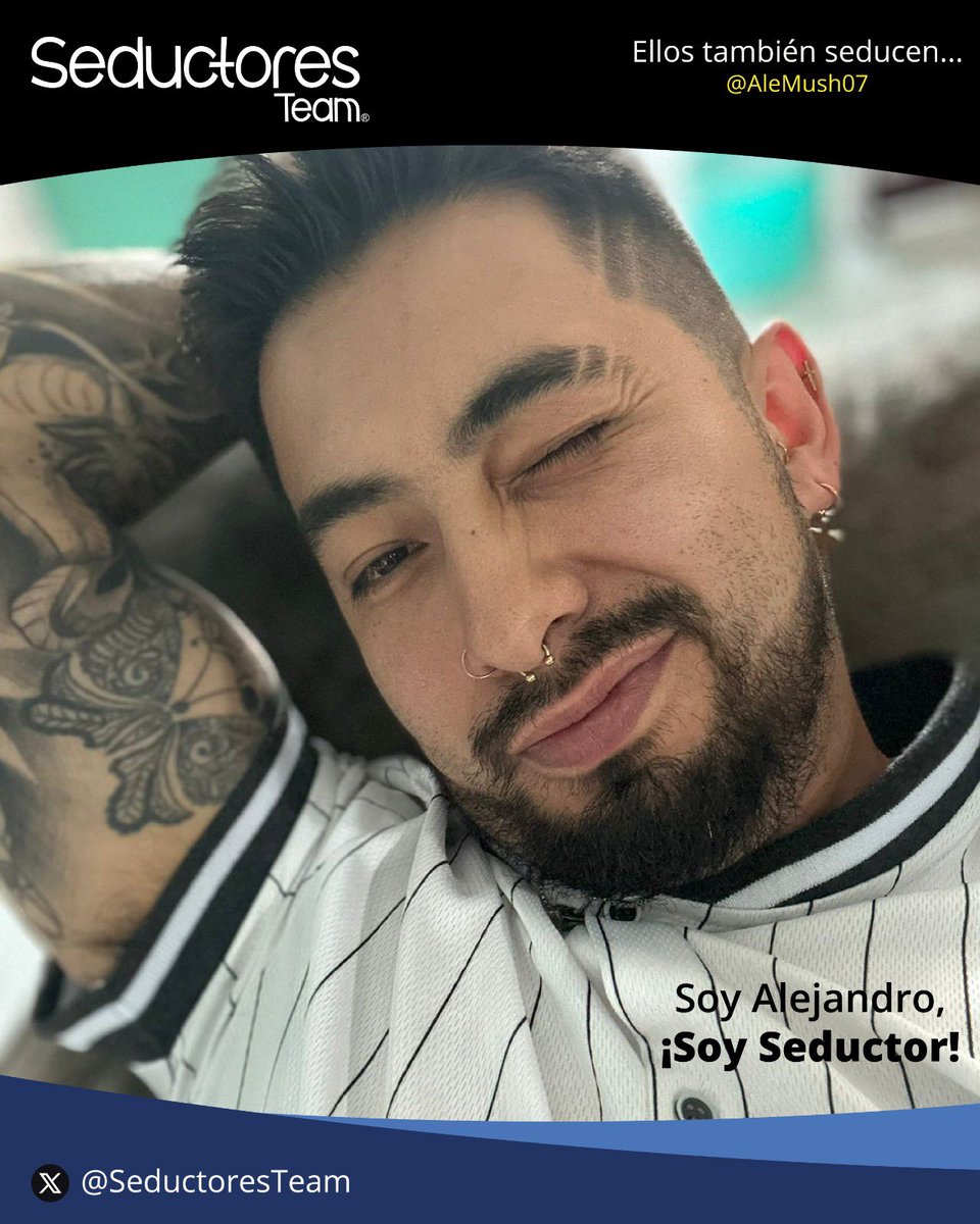 Hola soy Alex (Mush) heterosexual, tengo 33 años, mido 1.67
Gusto por viajar a pueblos mágicos, beber, las salida a cines,mi gusto en música es muy versátil !
Estrenamos nuevo integrante de nuestro maravilloso Team 

Sigue su cuenta 

x.com/alemush07?s=21