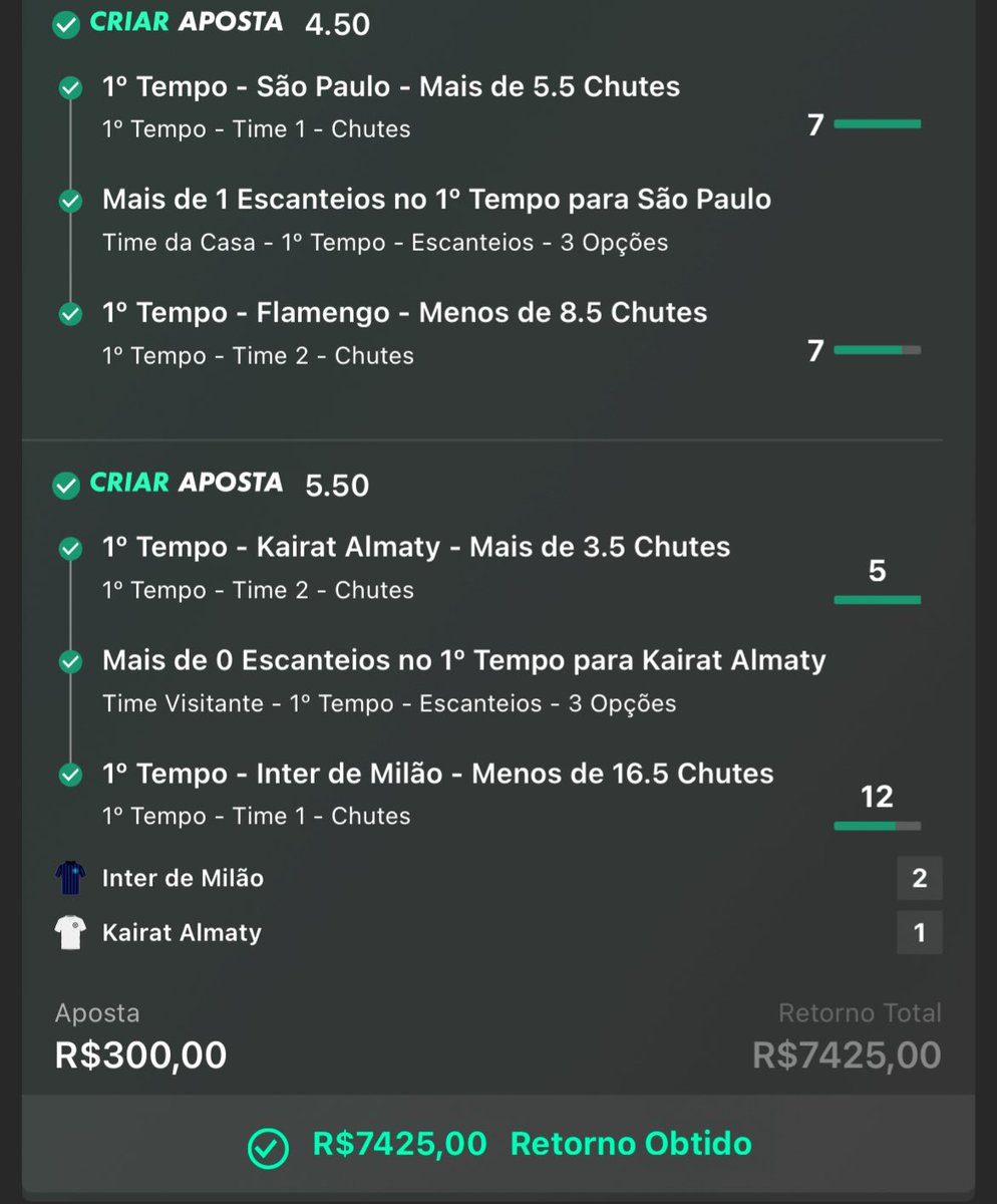 FaixaTips's tweet photo. QUE FORRAAAAAAAAAAAAAAA🔥

ODD 150✅ ODD 24✅ ODD 15✅ 
ODD 10✅ ODD 10✅

CONFIA NO MÉTODO!!!!!!!❤️🥷 https://t.co/PUXH9NRaYH